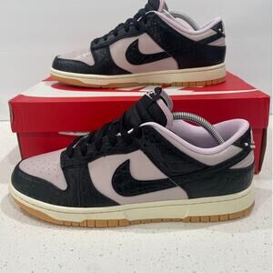 Nike Dunk Low Retro Platinum Violet-Black Croc Sz 10 Men's HF9191-001 New